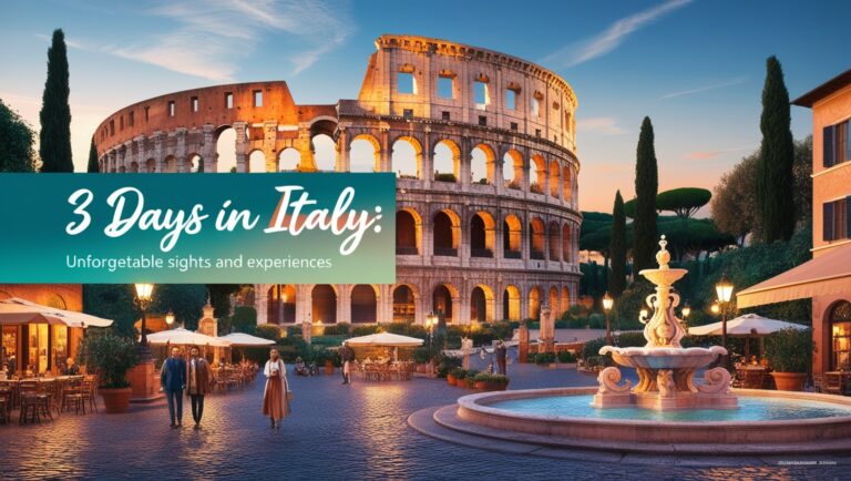 3 Days in Italy Unforgettable Sights and Experiences