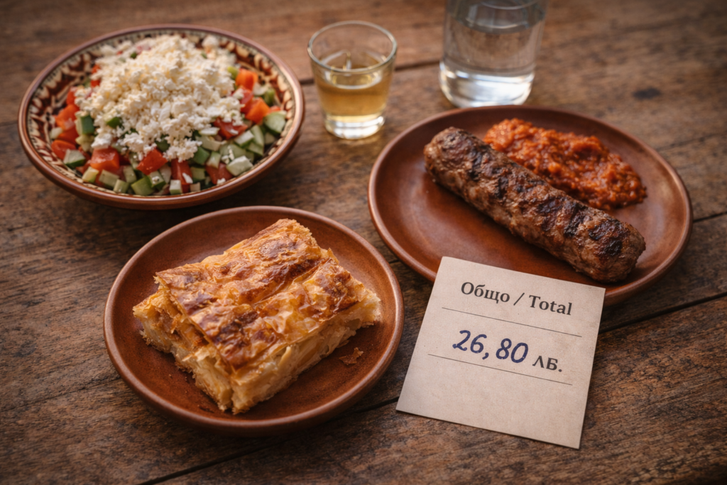 How Much is Food in Bulgaria