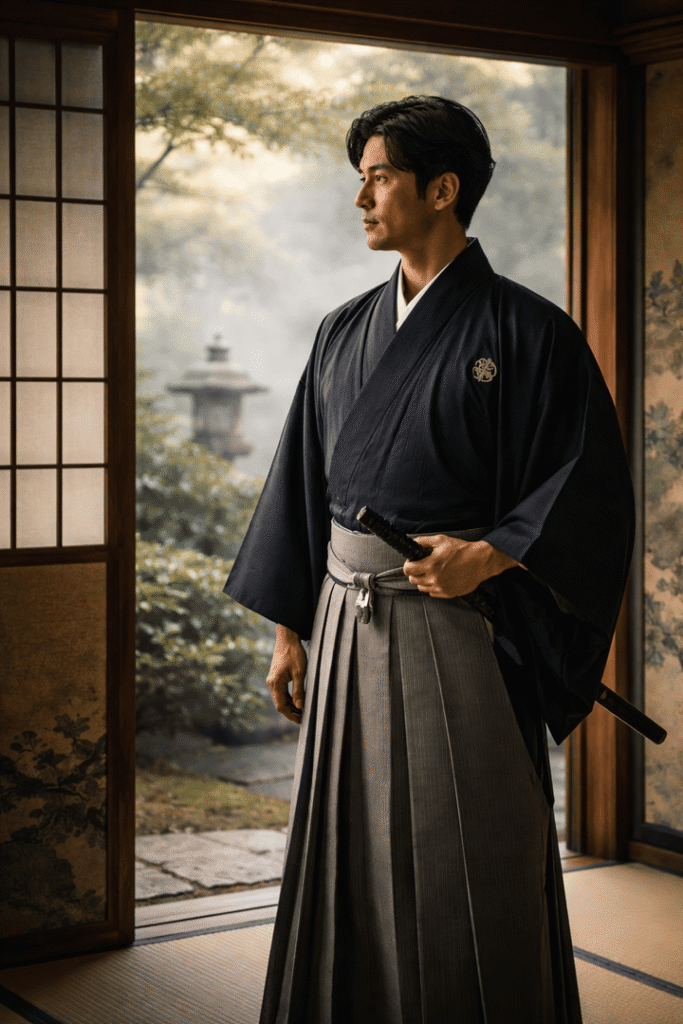 traditional Japanese dress male